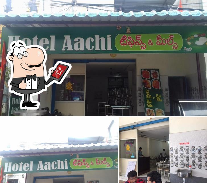 The image of Hotel Aachi’s exterior and interior