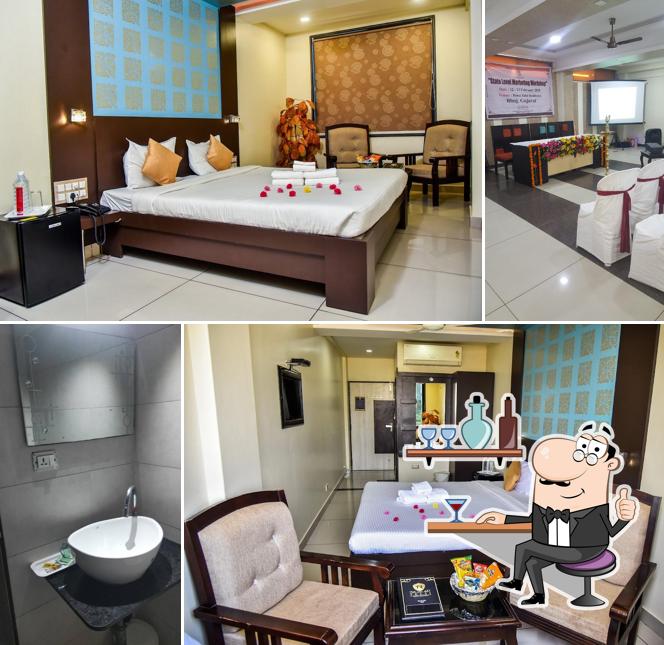 The interior of Hotel Tulsi Residency