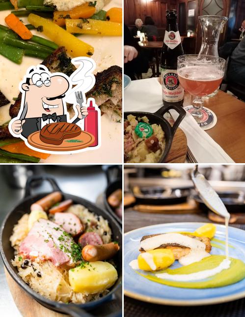 Prova i un pasto a base di carne a La Bavaria