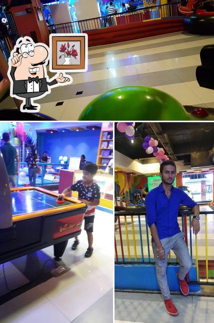 The interior of Play Maxx Lucknow