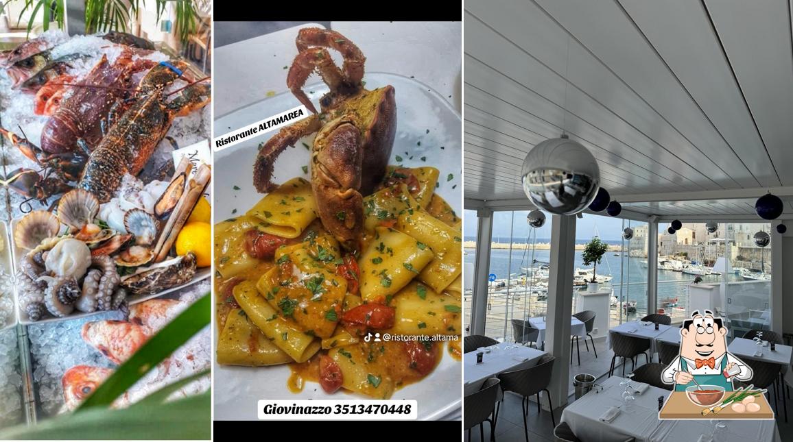 Ravioli al Ristorante sul mare