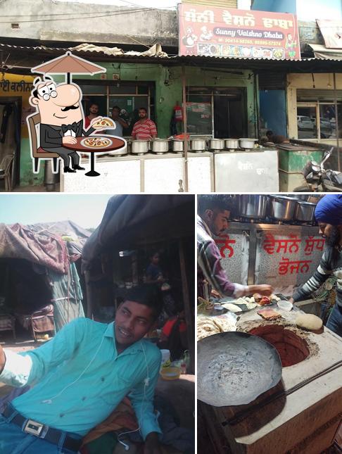 The exterior of Sunny Veshnu Dhaba