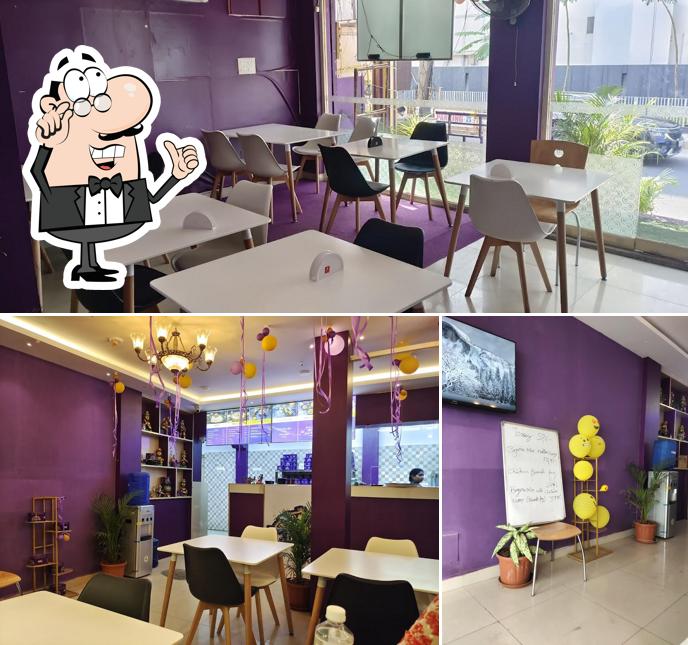 The interior of THE DAAWAT BOX RESTAURANT