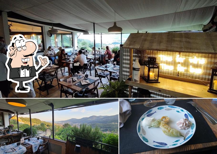 Tra le varie cose da Vecchia Osteria San Rocco si possono trovare la interni e cibo