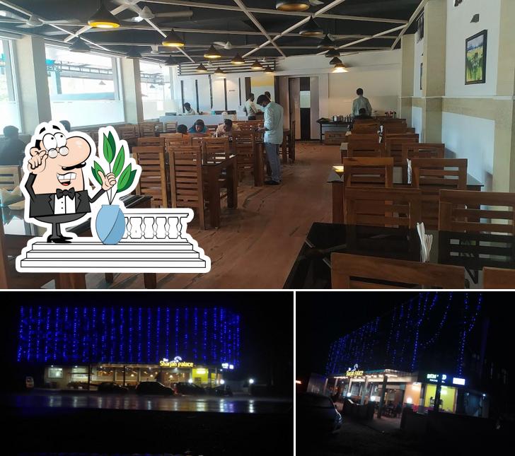The restaurant's exterior and interior