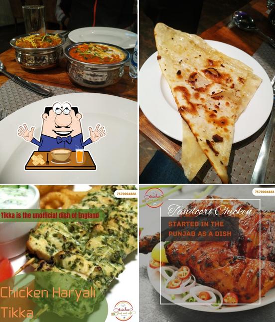 Food at Trisha Restaurant & Cafe