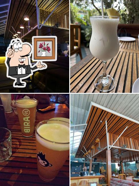 Take a seat at one of the tables at Tycoons - Fine Dine & Retro Bar