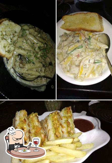 Food at UpTown Cafe