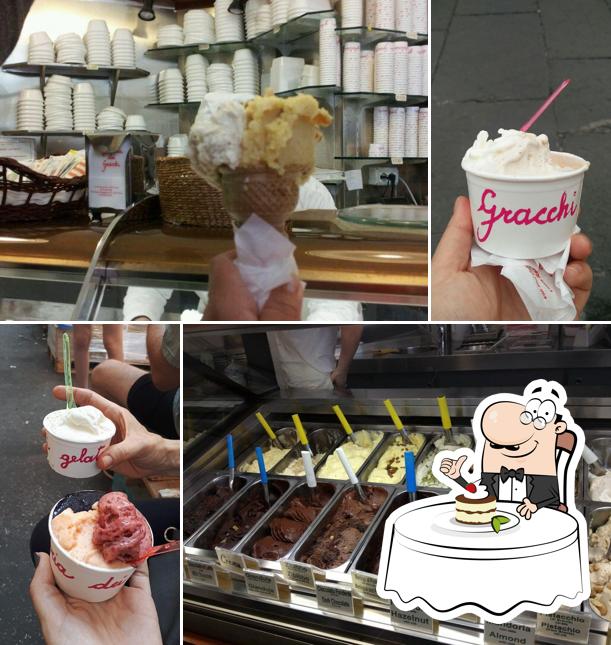 Gelateria dei Gracchi serve un'ampia varietà di dolci