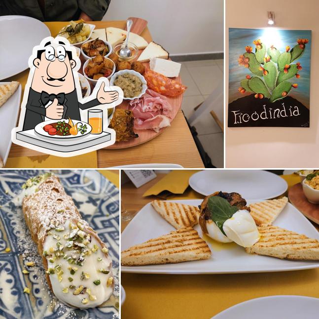 Platti al Ficodindia Pane Cunzato e Sapori Eoliani