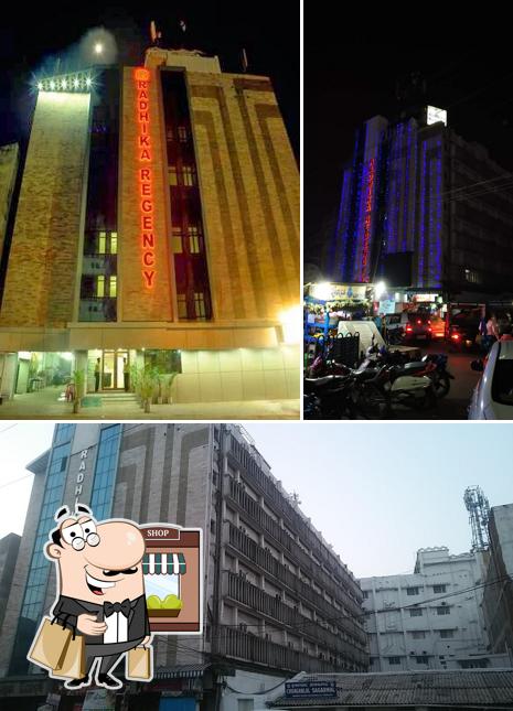 Enjoy the view outside Hotel Radhika Regency