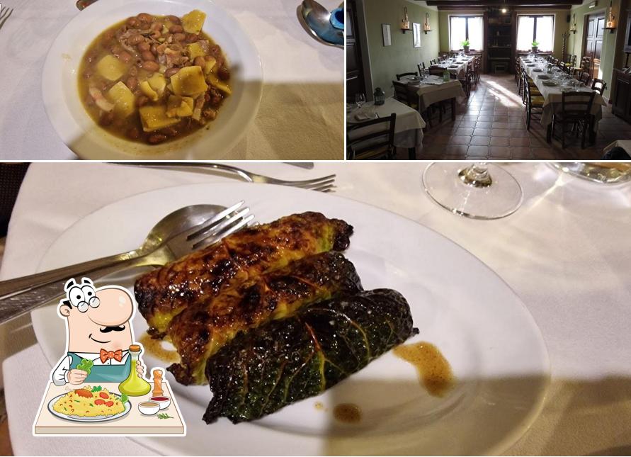 Dai un’occhiata alla foto che mostra la cibo e interni di Osteria dei Binelli