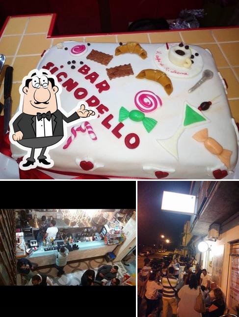 La foto di interni e torta da Bar Ricevitoria