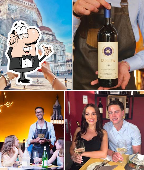 La foto di interni e bevanda da Bar la Cupola