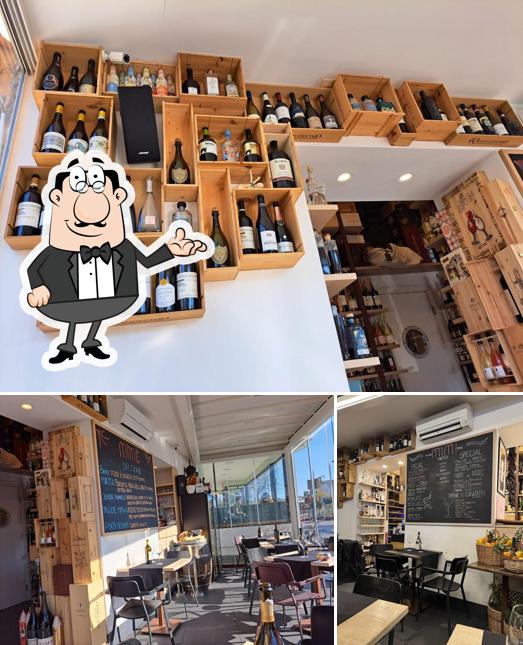 Gli interni di Enoteca Mimí