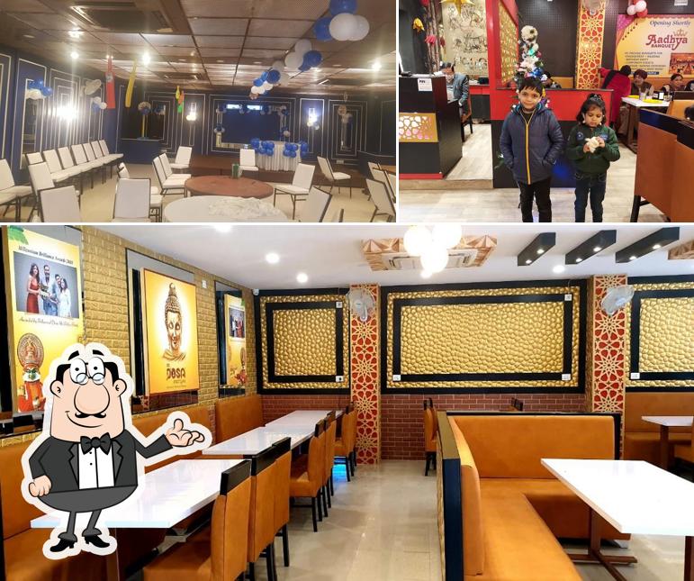 The interior of Dosa Palace - RDC Raj Nagar Ghaziabad
