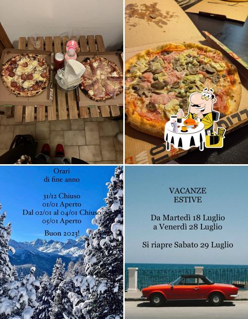 La cibo e esterno del ristorante