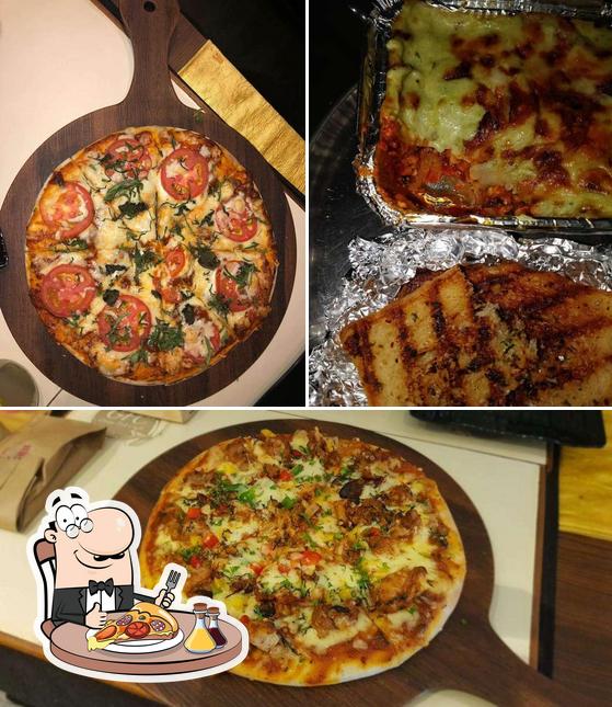 Get pizza at Goan Fish Cafe