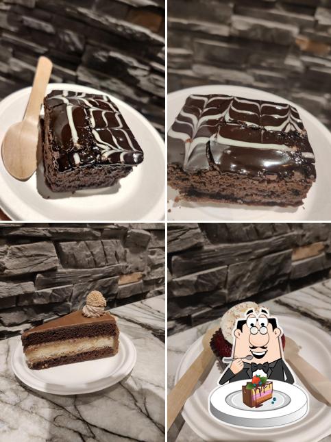 Chocolate cake at Lucky’s Bakery & Patisserie(Ansal Sushant City)