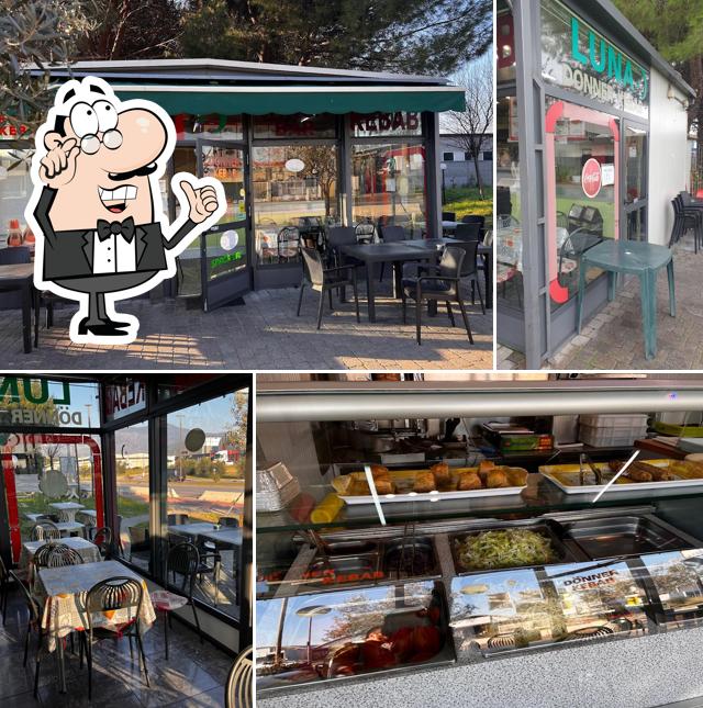 Gli interni di Luna Dönner Kebab