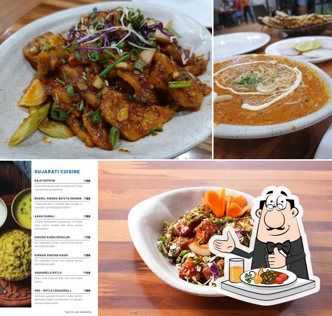 Food at Raivat Kitchen's RoofTop
