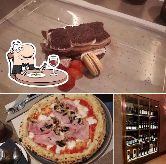 La foto della cibo e vino di Roses Pizza & More