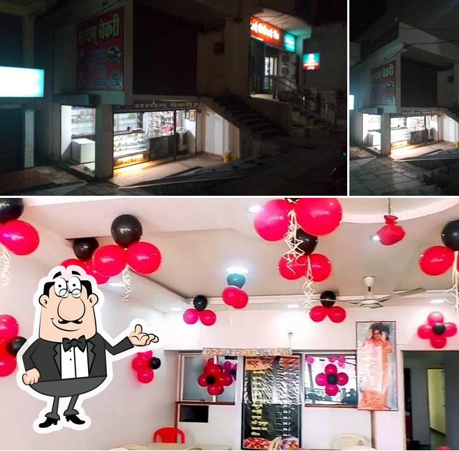 The interior of Satyam Bakery & fast food
