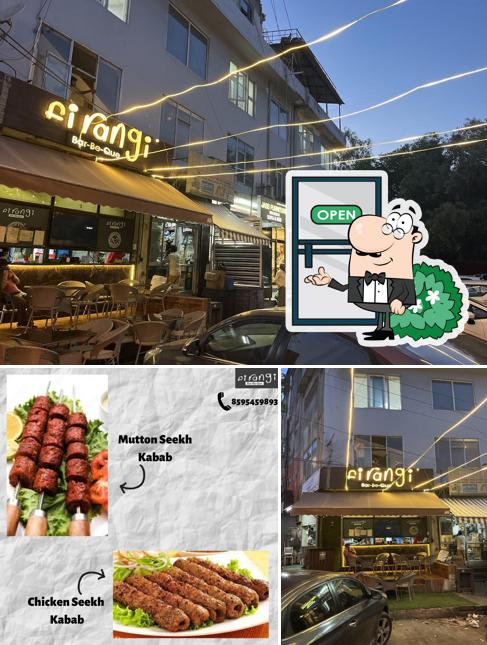 The picture of exterior and interior at firangi BBQ
