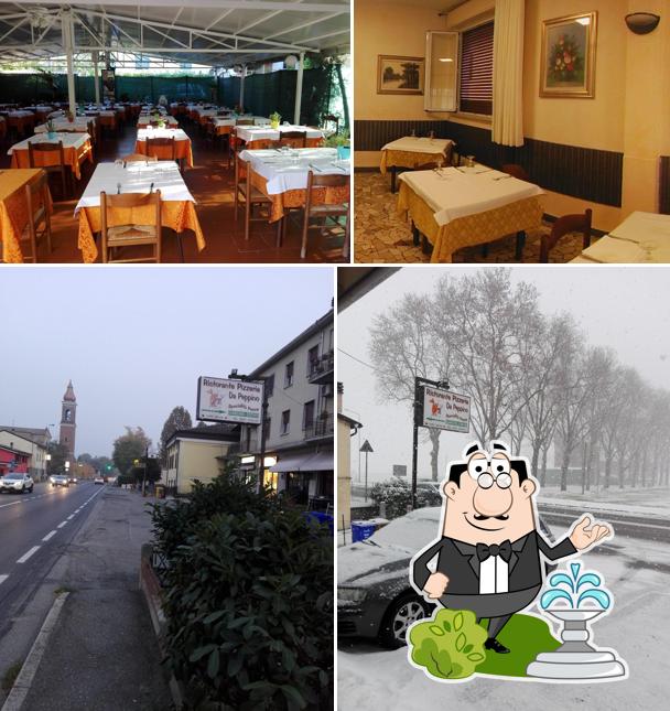 Tra le varie cose da Da Peppino Parma si possono trovare la esterno e interni