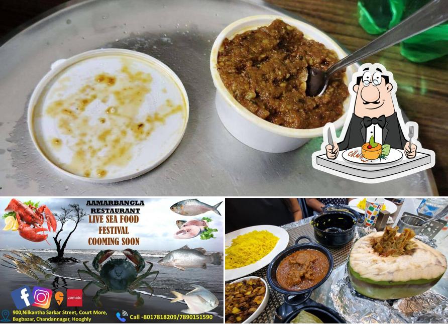 Food at Aamar Bangla Restaurant - Chandannagar