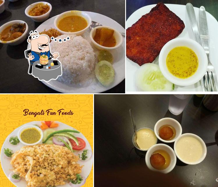 Meals at Bengali fun foods Bengaluru