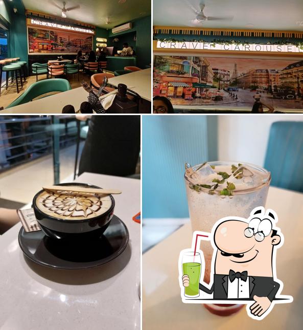 Enjoy a drink at Crave Carousel