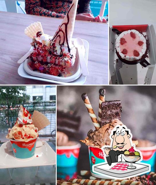 Havmor Ice Cream serves a variety of sweet dishes