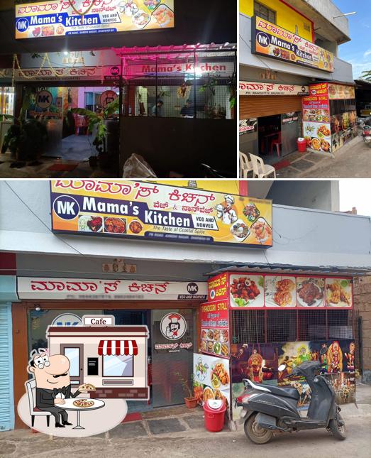Among different things one can find exterior and beverage at Mama's Kitchen