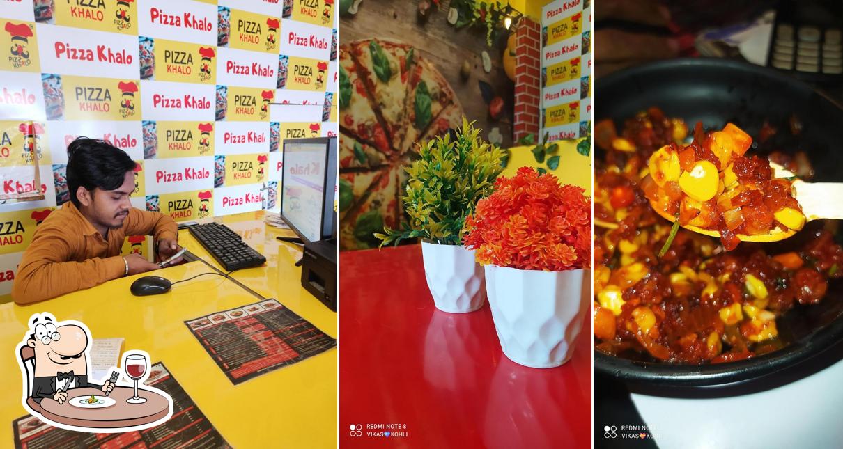 Meals at Pizza Khalo Restaurant Bhinga