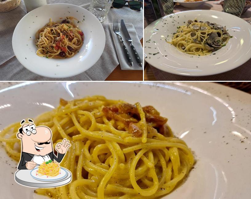 Spaghetti alla carbonara al Ristorante Pizzeria Bella Grado