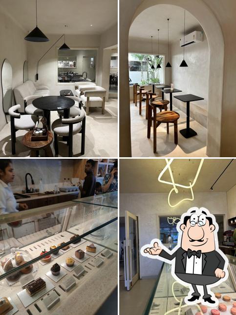 The interior of Camiano Patisserie & Brasserie