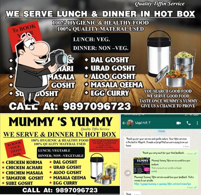 Here's a photo of Mummy's Yummy Tiffin service