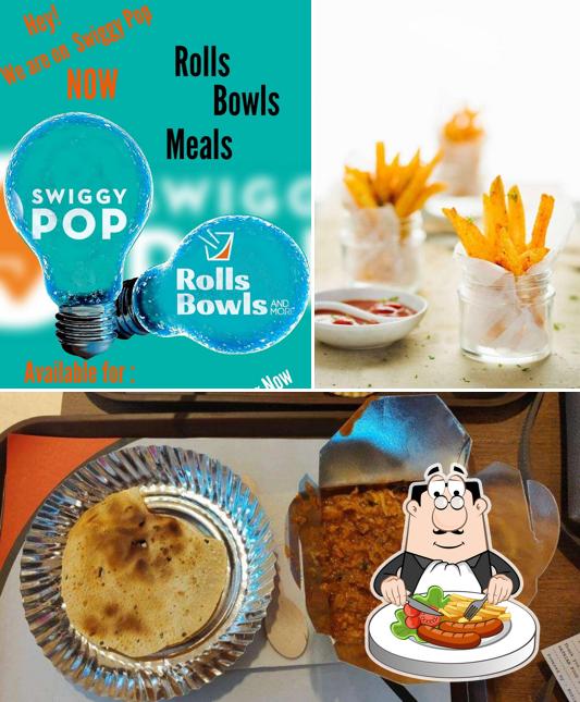 Food at Rolls Bowls & More