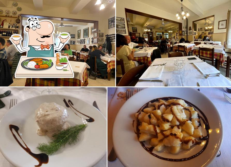 Cibo al Trattoria Aldina