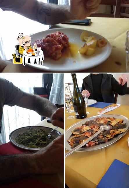 Platti al Trattoria La Rosata