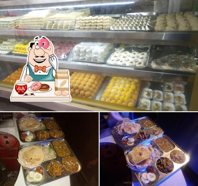 Marwadi Bhojanalaya serves a range of sweet dishes