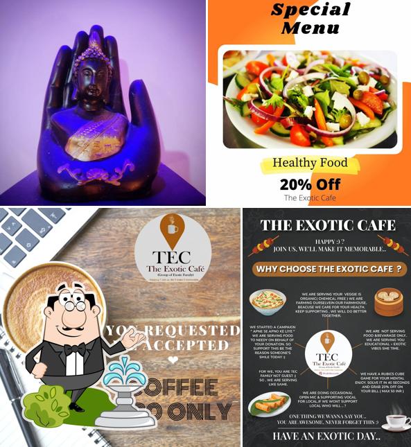 The exterior of The Exotic Cafe