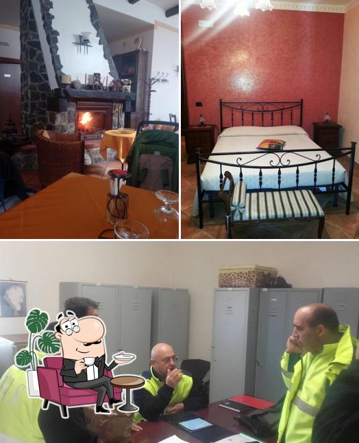 Gli interni di Ristorante b&b Tre Stelle B&B 1a Categoria stanze dotate di bagno privato Pensione completa Mezza pensione