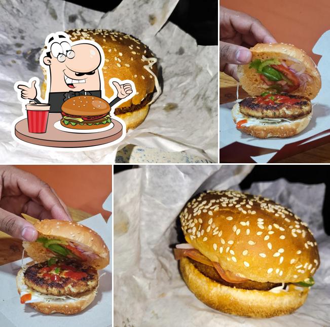 Order a burger at Desi Burger