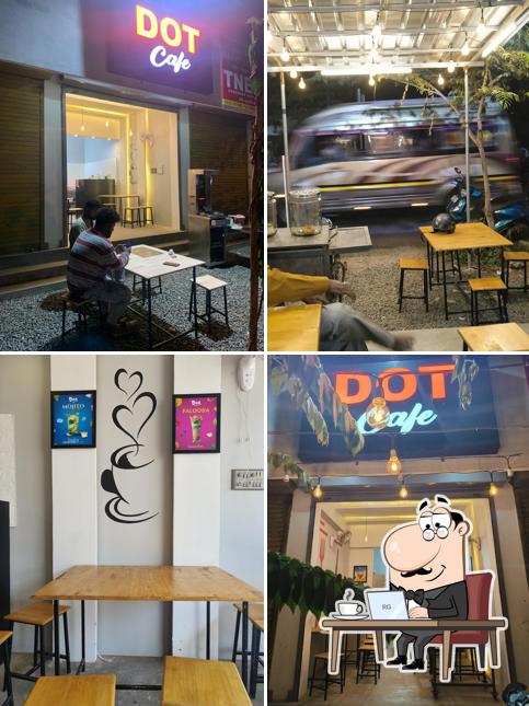 The interior of Dot Cafe