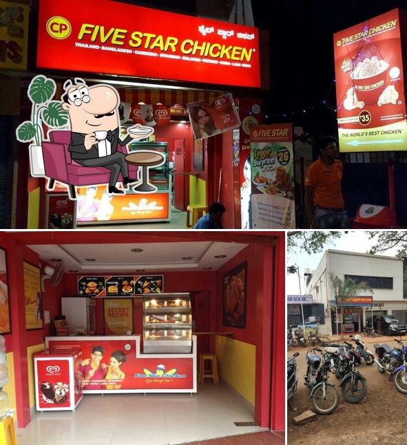 Check out how Five Star Chicken looks inside