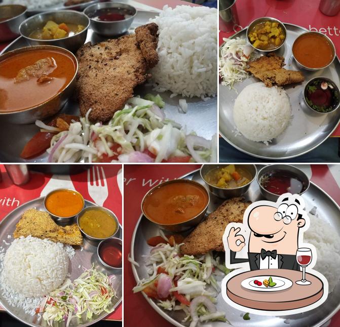 Food at Nia's Restaurant