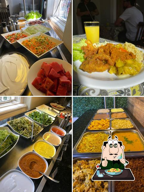 Comida em Restaurante Govinda