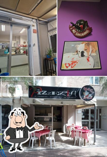 Gli interni di Pizzeria da Berto